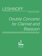 Double Concerto for Clarinet and Bassoon Orchestra Scores/Parts sheet music cover